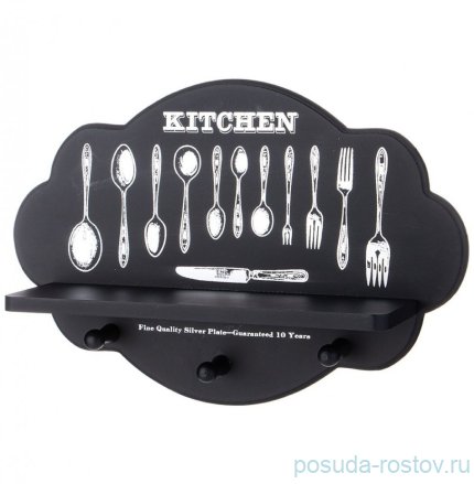 Вешалка для кухни 39,5 х 27 х 10 см с крючками &quot;Kitchen&quot; / 376074