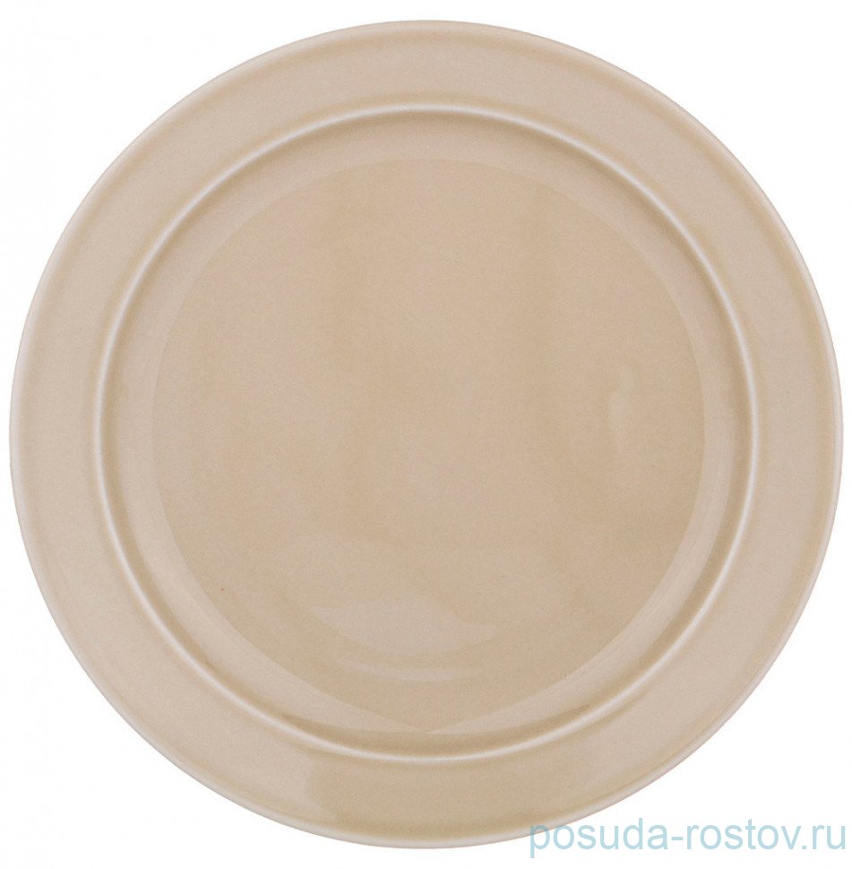 Тарелка 20 см "tint /бежевый" (6шт.) / 263499