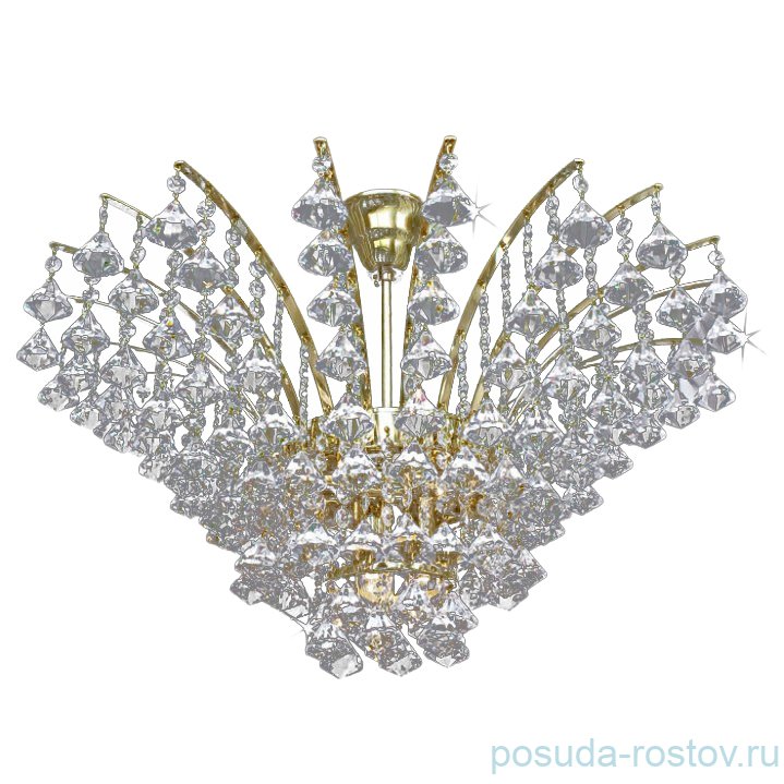 Люстра 9 рожковая хрусталь Titania Lux "Титания Люкс" h-48 см, диаметр-80 см / 075477 Люстра 9 рожковая хрусталь Titania Lux "Титания Люкс" h-48 см, диаметр-80 см / 075477