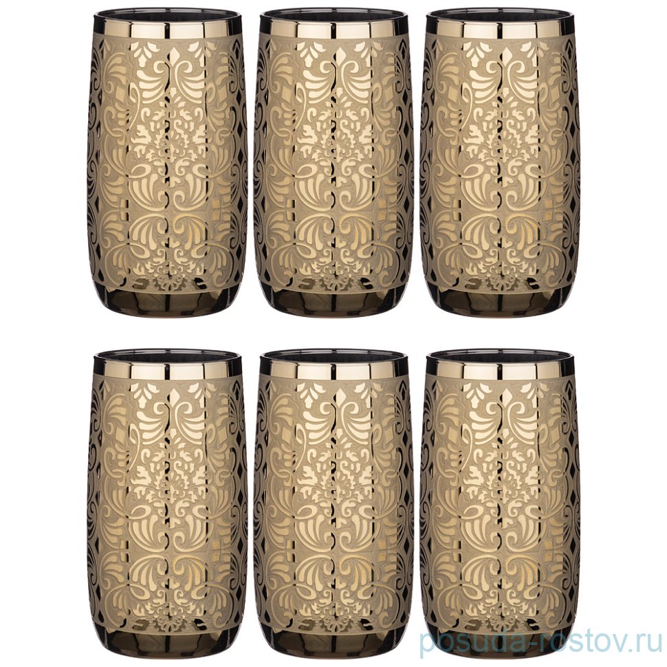 Стаканы для воды 330 мл 6 шт "золотой либерти" / 235199