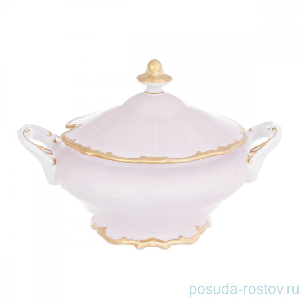Супник 4 л "Престиж /Золотая отводка" розовый / 222938