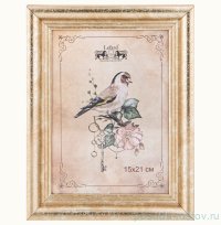 Фоторамка 15 х 21 см /рамка светлое золото / 330146