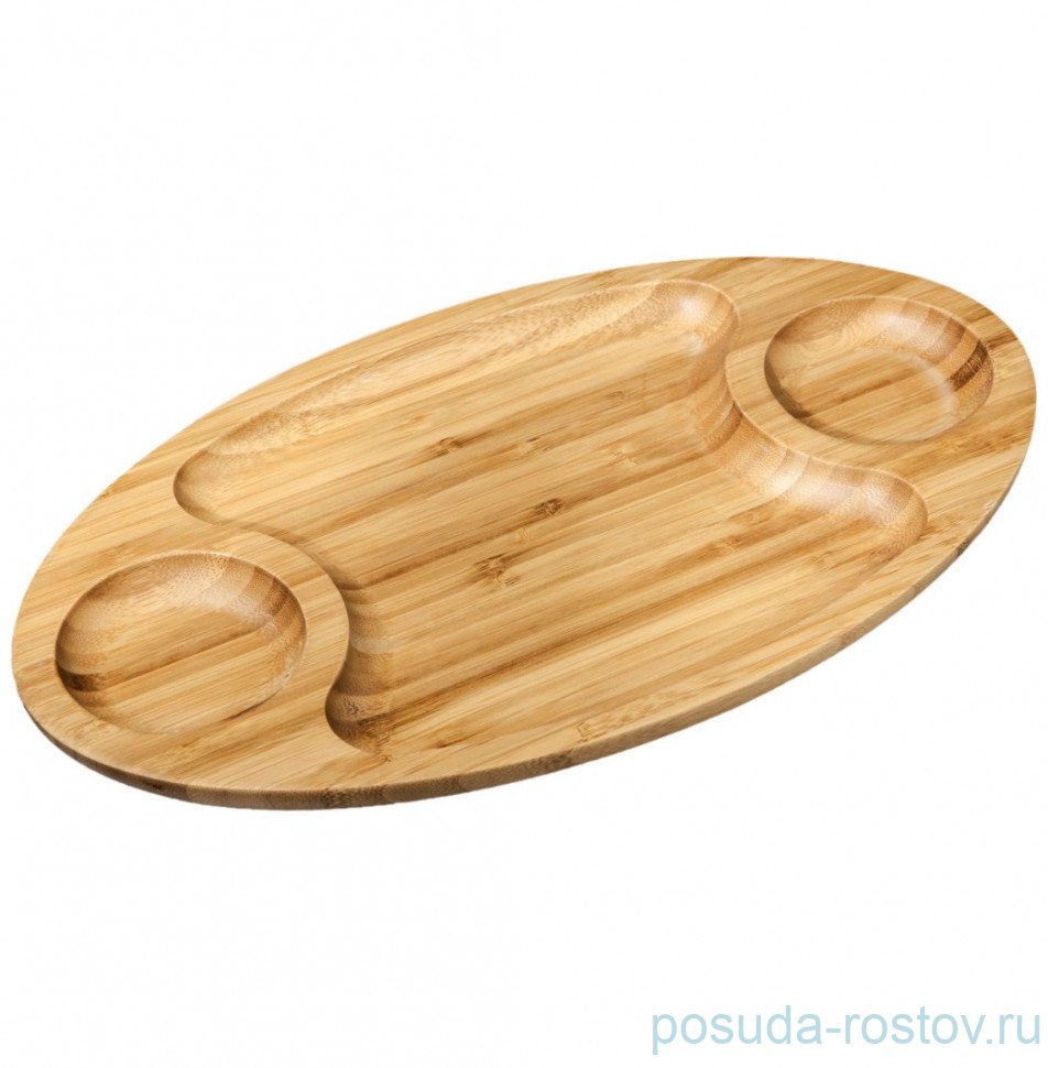 Блюдо 45,5 х 25 см 3-х секционное овальное / 260154 Блюдо 45,5 х 25 см 3-х секционное овальное / 260154