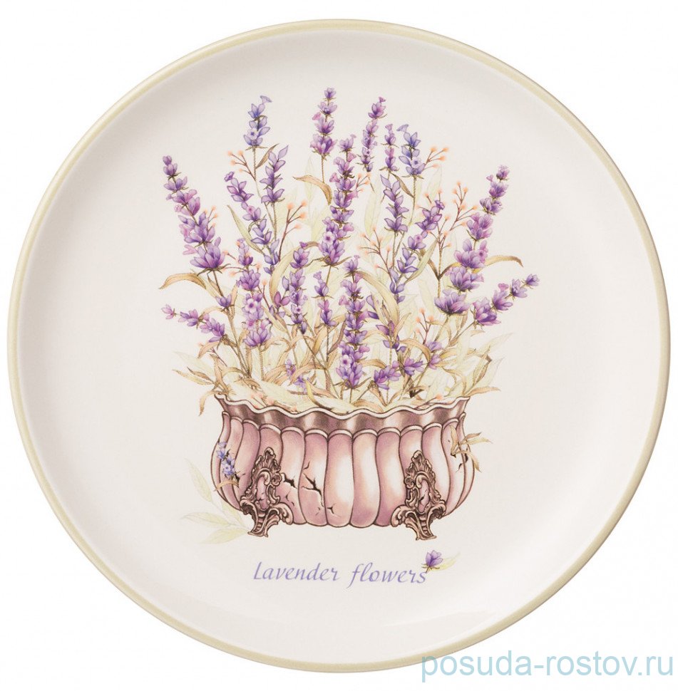 Тарелка 21 х 2,5 см "душа прованса" / 295114 Тарелка 21 х 2,5 см "душа прованса" / 295114