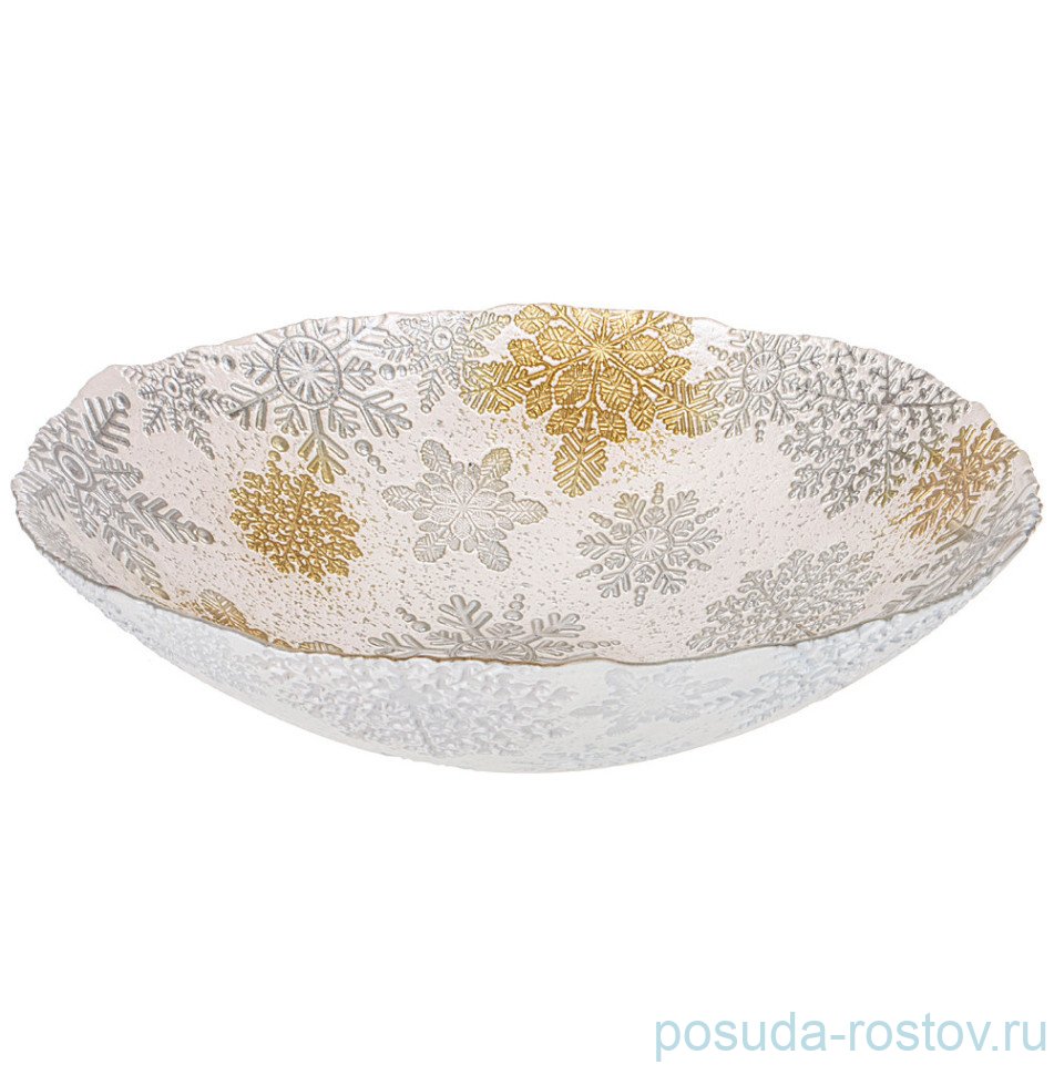 Блюдо 31 см круглое глубокое "Celebration white" / 332142