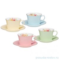 Набор кофейных пар 180 мл 4 шт &quot;Времена года /Микс&quot; / 234876