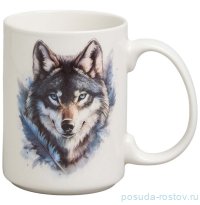 Кружка 500 мл 13,8 х 8,7 х 11,7 см &quot;Волк&quot; / 378423