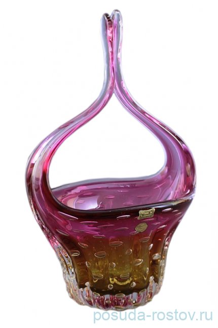Корзинка 37 см &quot;Розовая с пузырьками&quot; / 029931