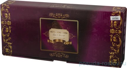 Набор чайных пар 250 мл 6 шт &quot;бекингем&quot; / 187371