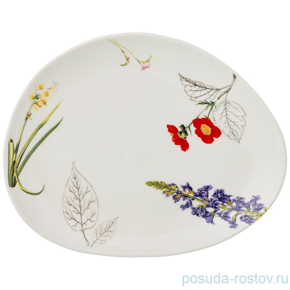 Тарелки 25 х 19 см 4 шт "Meadow" / 199985