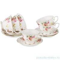 Набор чайных пар 200 мл 6 шт &quot;Велма&quot; / 192089