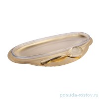 Сервировочная ложка золото / 225899