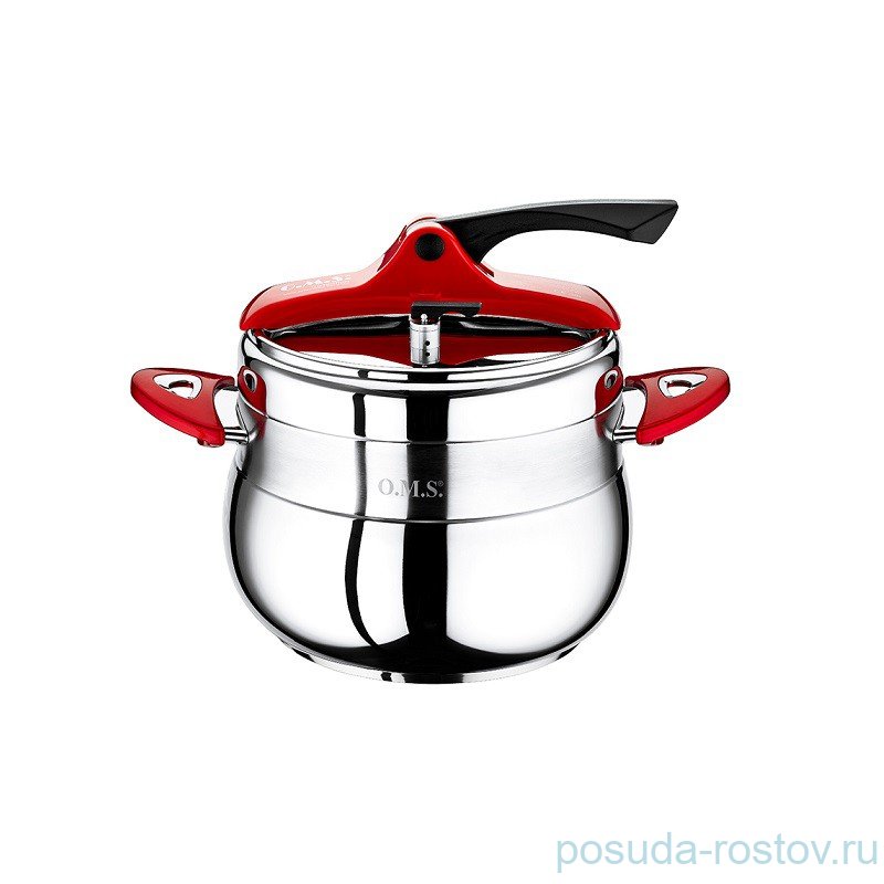 Скороварка 12 л красные ручки "PRESSURE COOKERS" / 296898