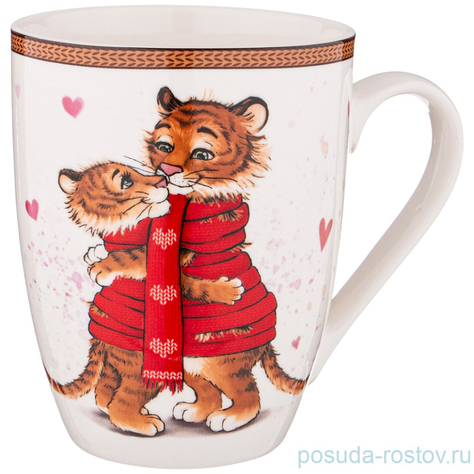 Кружка 380 мл "Тигриные истории" / 258955