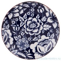 Тарелка 20 см &quot;Марракеш /Цветы /Кобальт&quot; / 192298