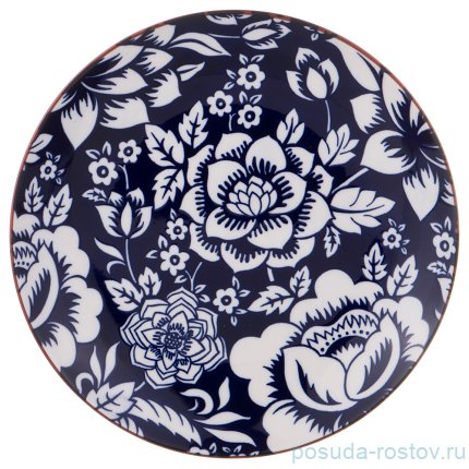 Тарелка 20 см &quot;Марракеш /Цветы /Кобальт&quot; / 192298