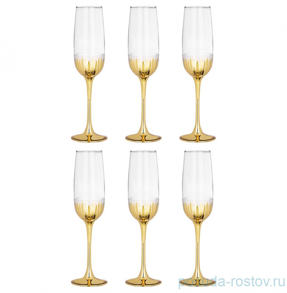 Бокалы для шампанского 175 мл 6 шт "Bloom" / 299467 Бокалы для шампанского 175 мл 6 шт "Bloom" / 299467