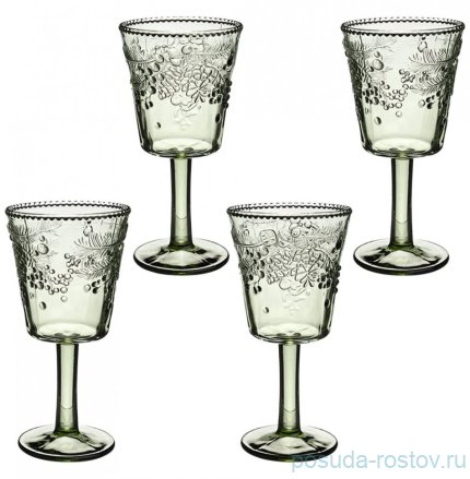 Бокалы для воды 280 мл 4 шт &quot;Celebration green&quot; / 378971