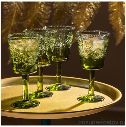 Бокалы для воды 280 мл 4 шт &quot;Celebration green&quot; / 378971