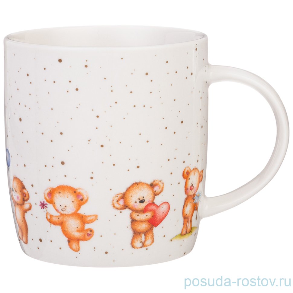 Кружки 390 мл "Funny friends /Медвежата" (4шт.) / 264138