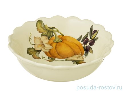 Тарелка 20,5 см глубокая 2 шт &quot;Artigianato ceramico /Тыква&quot; / 149456