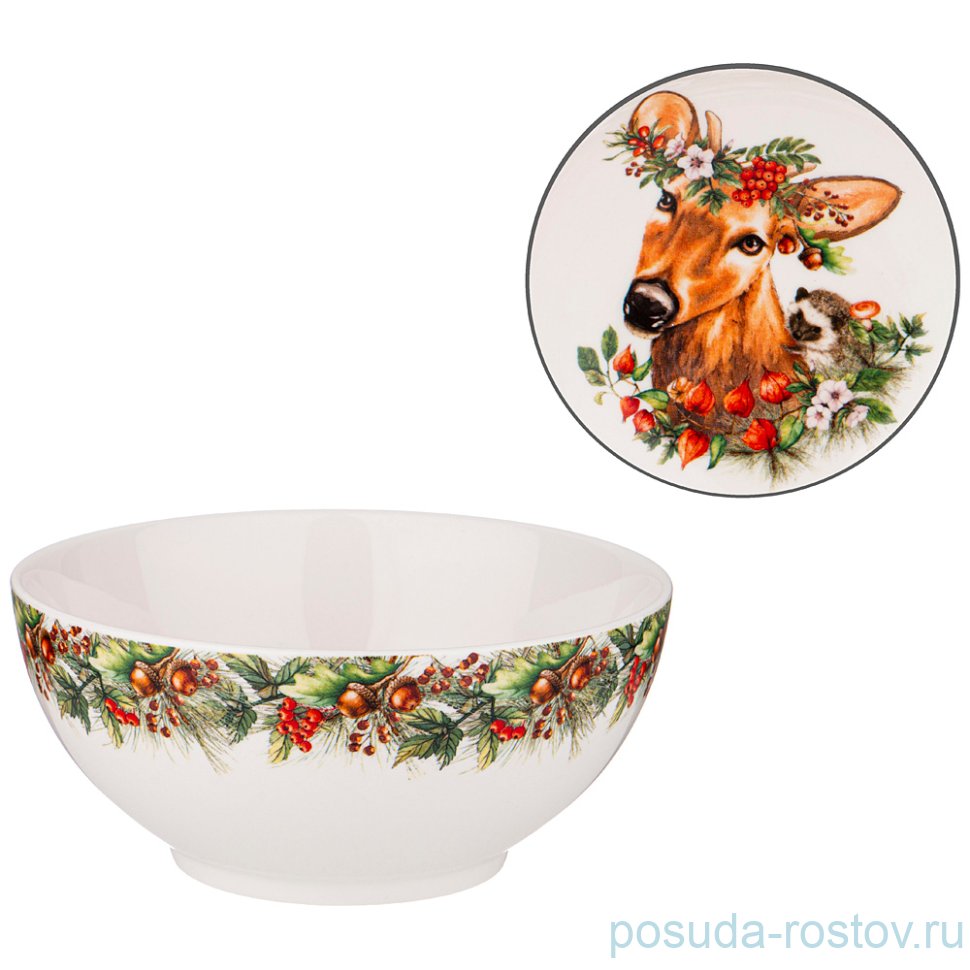 Салатник 13 см "Лесная сказка /Олень" / 270768