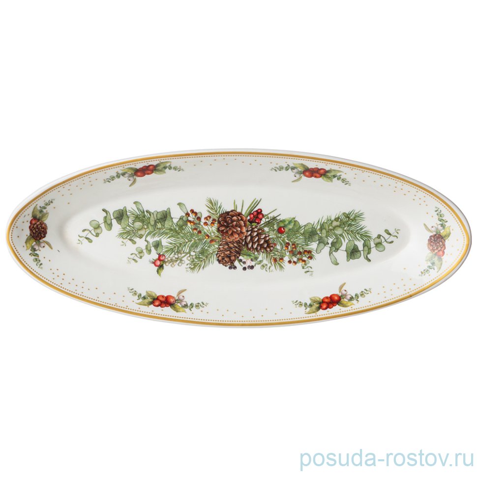 Блюдо 30 х 12 х 3 см овальное "Celebration" / 259982 Блюдо 30 х 12 х 3 см овальное "Celebration" / 259982