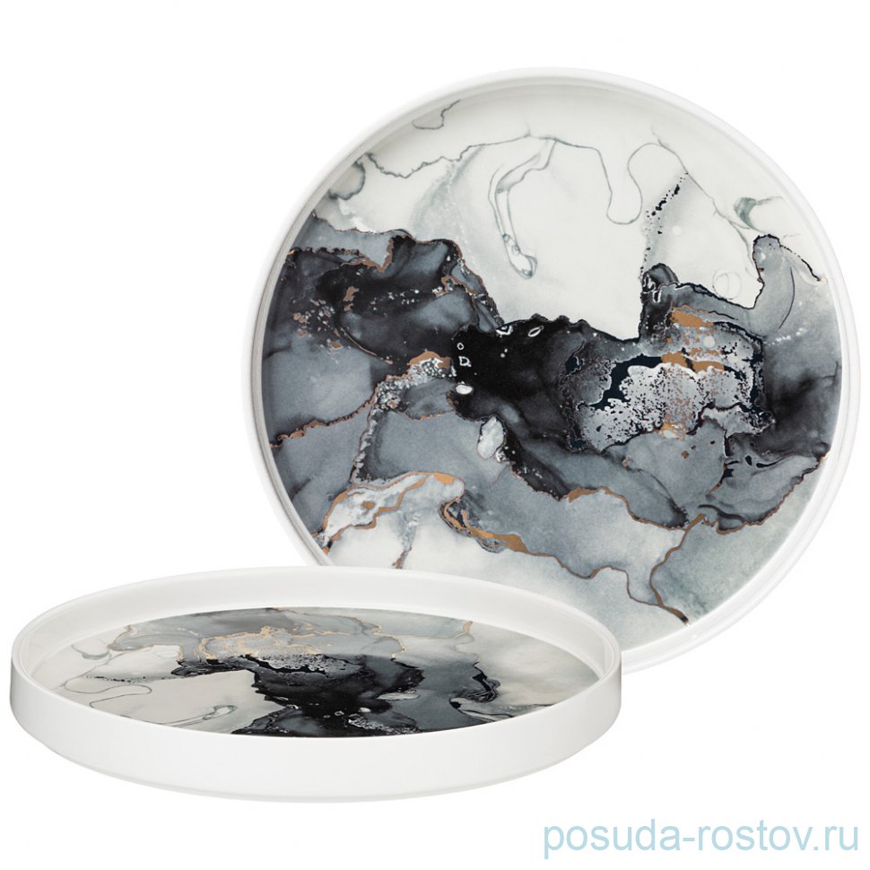 Набор тарелок 25,5 см 2 шт "Moon art" / 271117