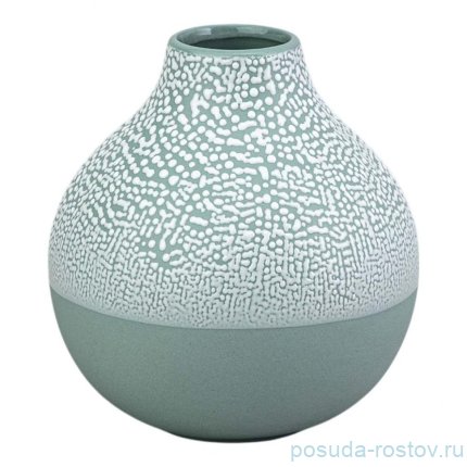 Ваза коллекция жемчужина 12*12*13,2см цвет: мятный / 360774