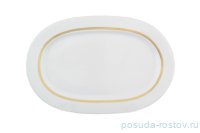 Блюдо овальное 33 см Корона Goldie / 113929