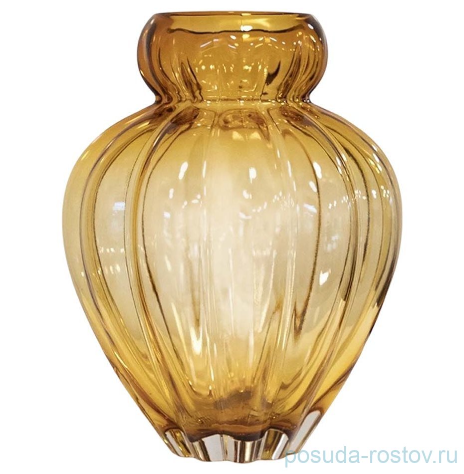 Ваза для цветов 25 см шафрановая "Audrey"  / 366218