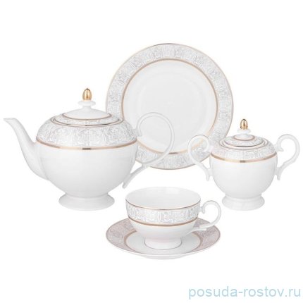 Чайный сервиз на 6 персон 20 предметов &quot;Свадебный&quot; / 354350