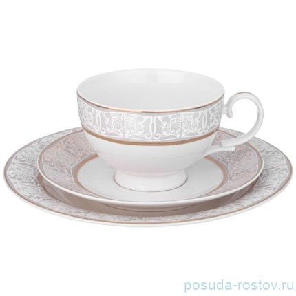 Чайный сервиз на 6 персон 20 предметов &quot;Свадебный&quot; / 354350