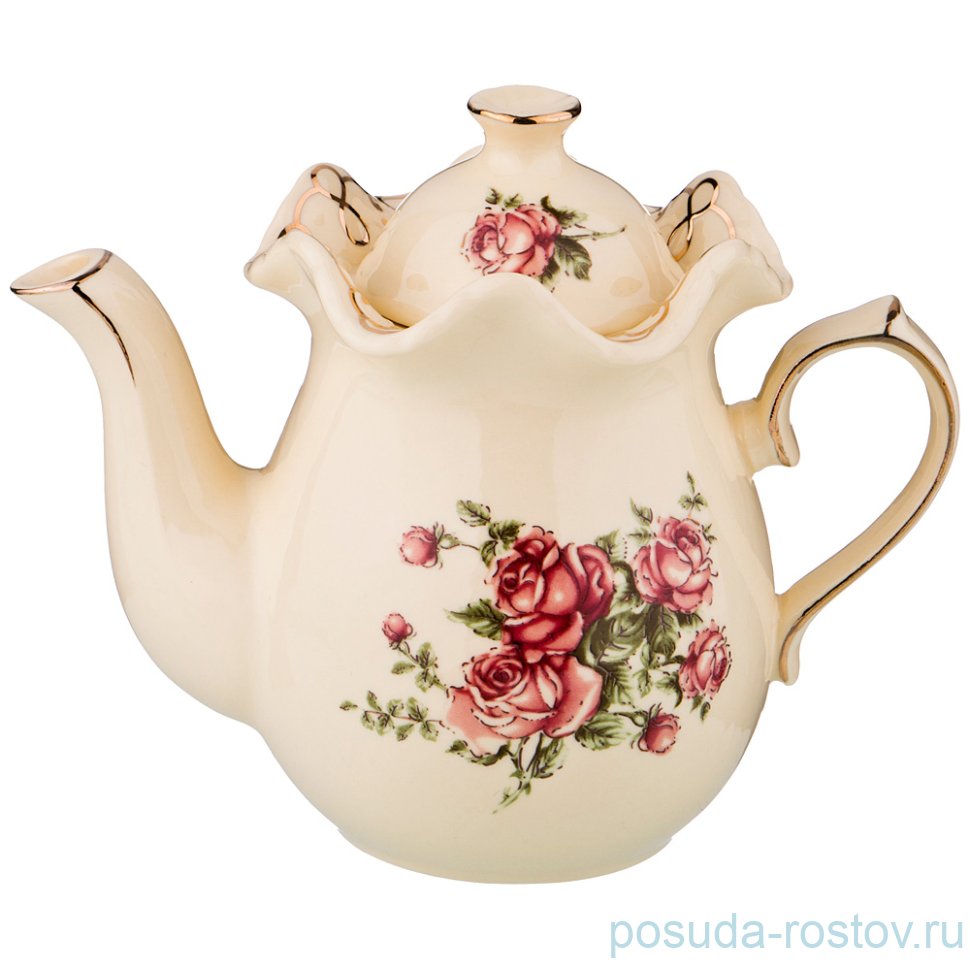 Заварочный чайник 300 мл "корейская роза" / 194504