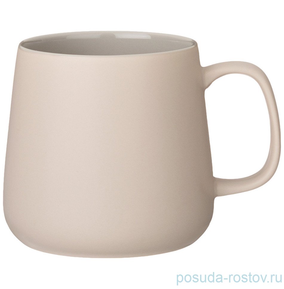 Кружка 420 мл бежевая "Tendy" / 335593 Кружка 420 мл бежевая "Tendy" / 335593