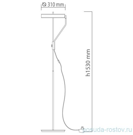 Торшер 2 рожковый &quot;Гэлэкси&quot; / 328888