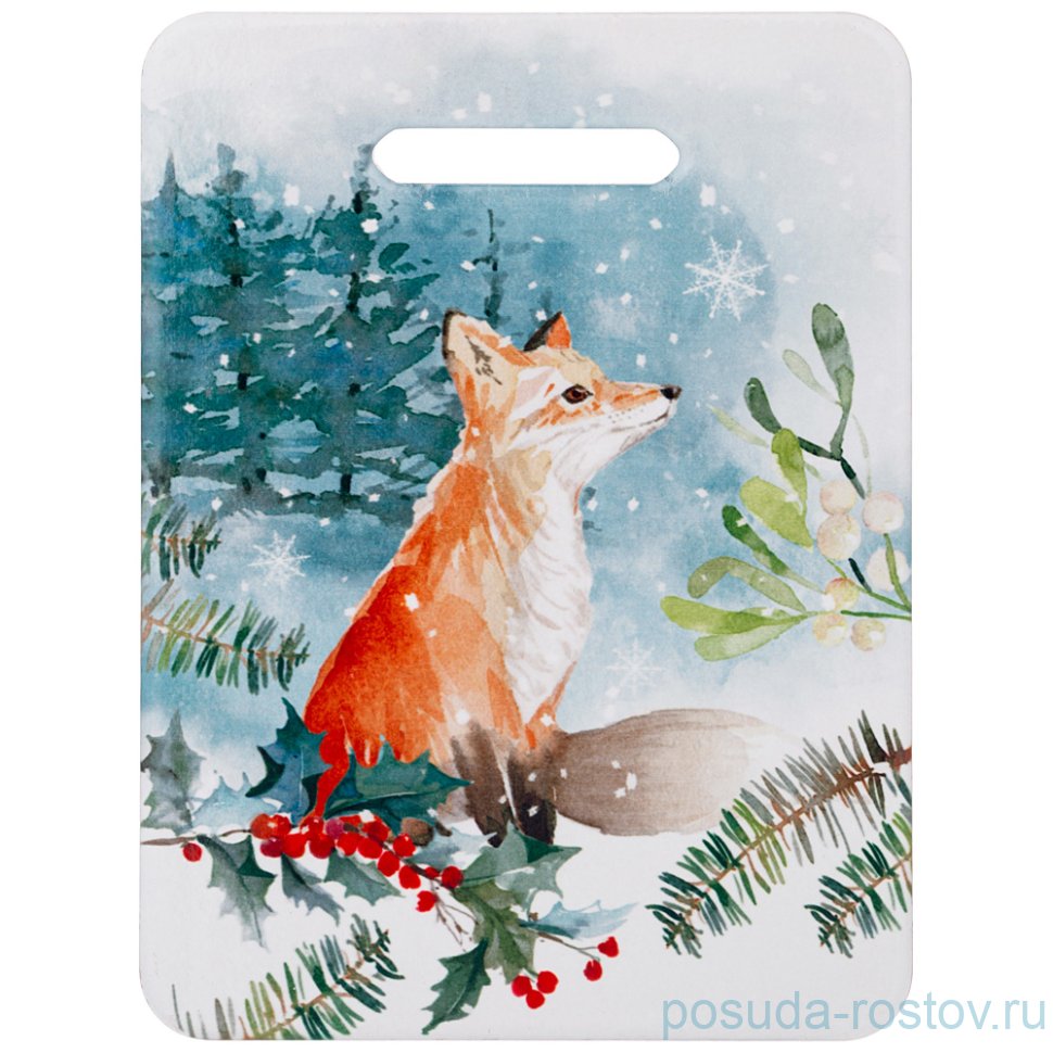 Подставка под горячее 15 х 20 см "Зимняя сказка /Лиса" / 256189 Подставка под горячее 15 х 20 см "Зимняя сказка /Лиса" / 256189