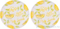 Набор тарелок 21 см 2 шт &quot;more lemonado&quot; / 257047