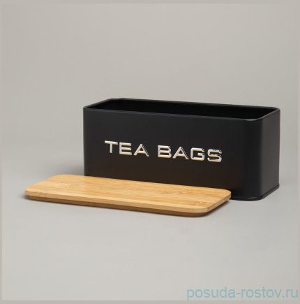 Банка для чайных пакетиков 20,5 х 9 х 8 см Agness / 377964