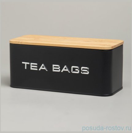 Банка для чайных пакетиков 20,5 х 9 х 8 см Agness / 377964