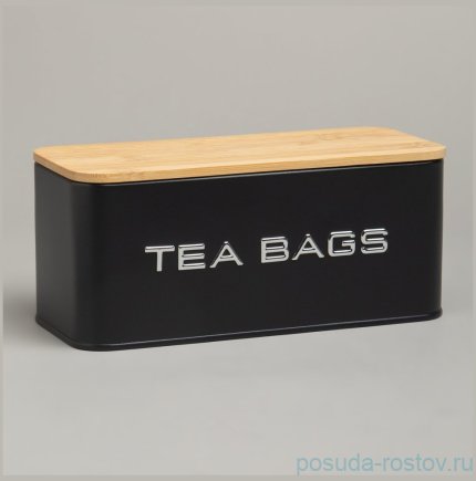 Банка для чайных пакетиков 20,5 х 9 х 8 см Agness / 377964