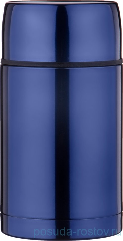 Термос 1,2 л синий /с широким горлом "Agness" / 195878 Термос 1,2 л синий /с широким горлом "Agness" / 195878