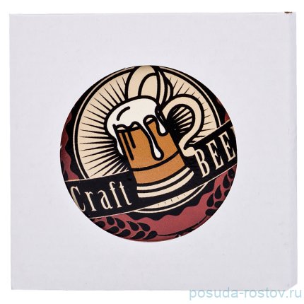 Подставка под пивную кружку 11 см &quot;Крафтовое пиво&quot; / 188097