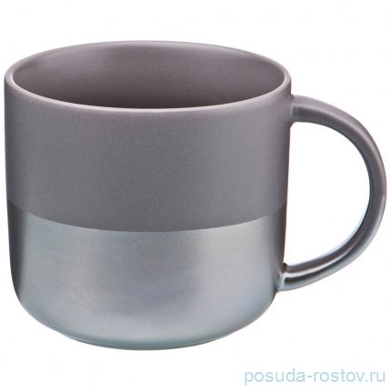 Кружка 440 мл матовый темно-серый &quot;Velour&quot; (4шт.) / 199921