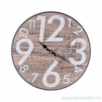 Часы настенные 33,8 х 33,8 см круглые / 349760