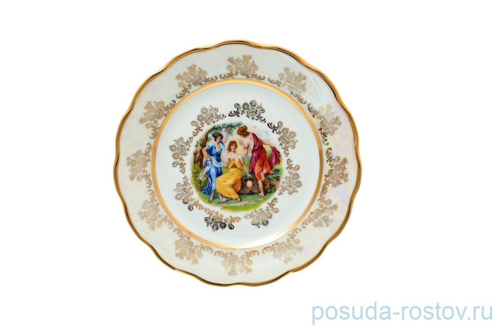 Набор тарелок 21 см 6 шт Sterne porcelan "Фредерика /Мадонна перламутр" / 139142 Набор тарелок 21 см 6 шт Sterne porcelan "Фредерика /Мадонна перламутр" / 139142