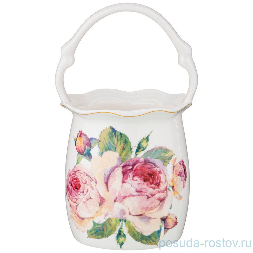 Подставка для чайных ложек 17 см белая "Винтаж" / 227306