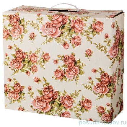 Менажница 4-х секционная &quot;корейская роза&quot; / 194505