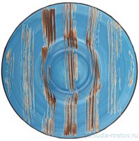 Тарелка 24 см глубокая голубая &quot;Scratch&quot; / 261501