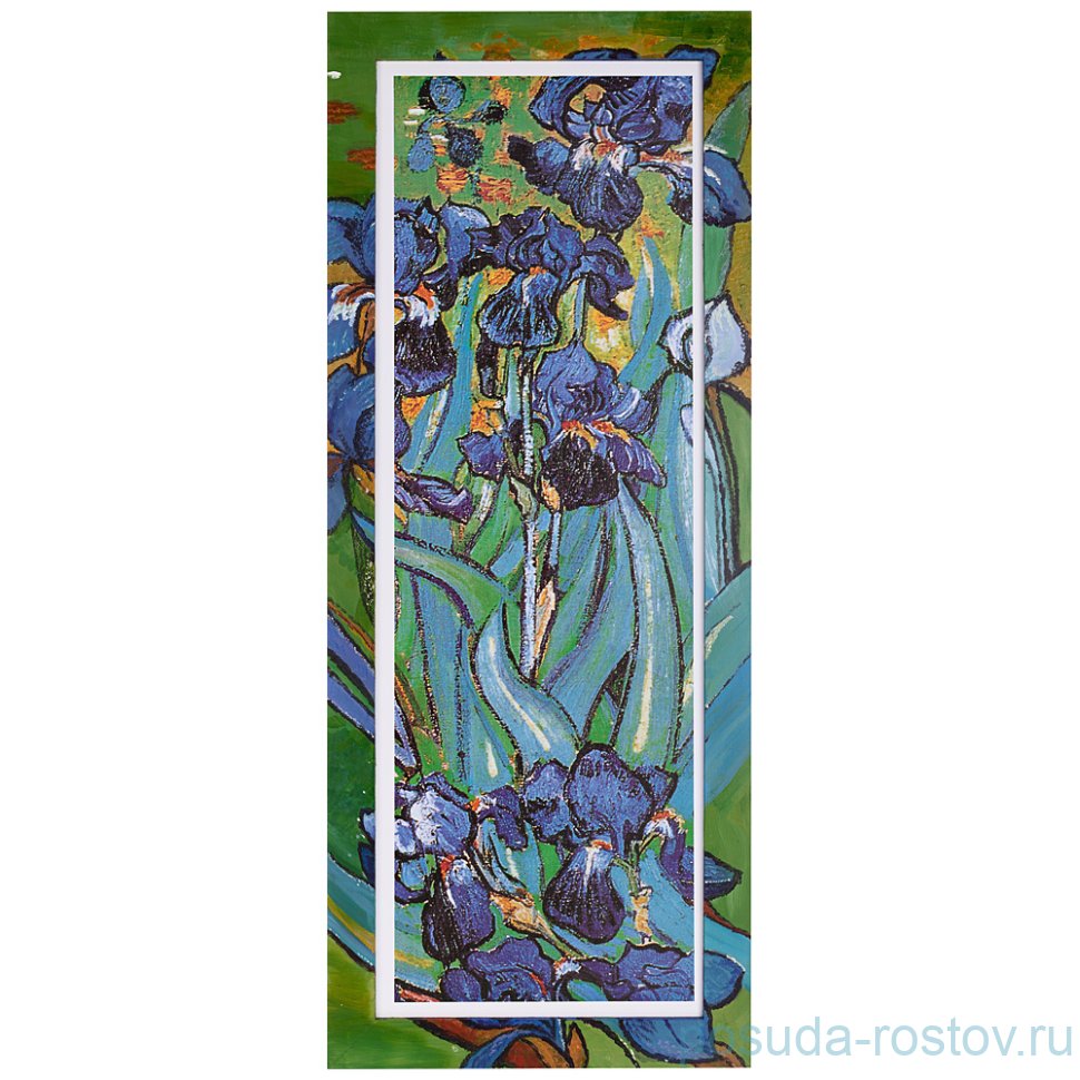 Картина 35 х 100 см "ирисы" / 259728 Картина 35 х 100 см "ирисы" / 259728
